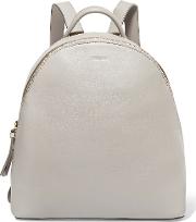 Leather Backpack Gray