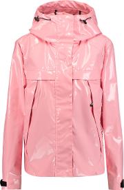 Hooded Pvc Jacket Baby Pink