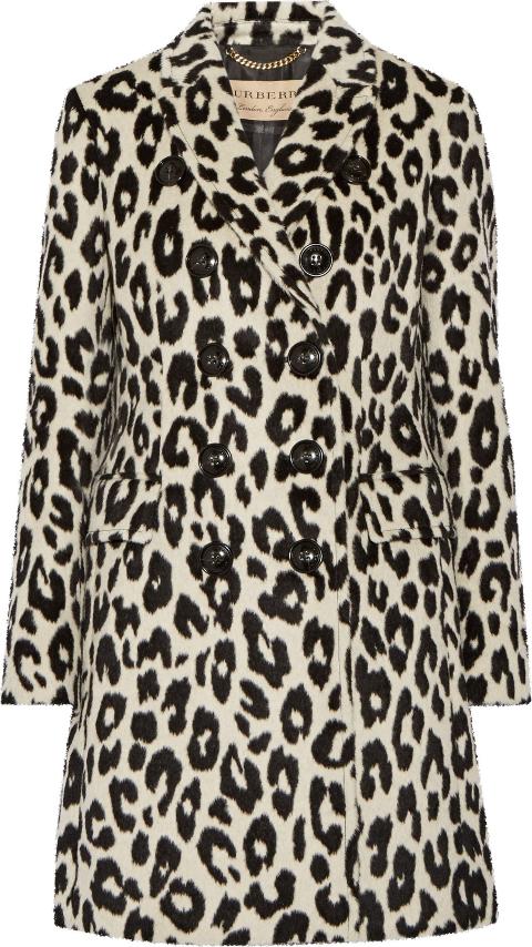 burberry leopard trench coat