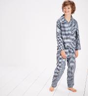 Mini Gingham Flannel Pyjamas 1 12yrs 