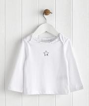 Star Embroidered T Shirt 