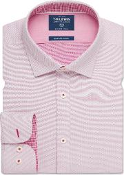 Casual Slim Pink Semi Plain Egyptian Cotton Oxford Shirt 