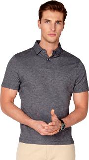 Keaton Grey Fleck Polo Shirt 