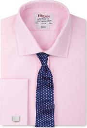 Slim Fit Plain Pink Luxury Oxford Shirt 