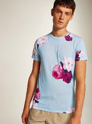 Floral Print 'palma' T Shirt
