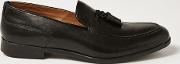 's Black Leather 'alysham' Tassel Loafers