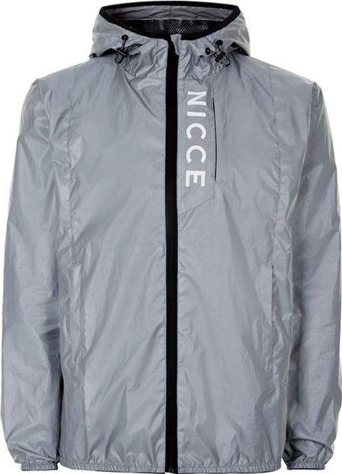 nicce reflective jacket silver