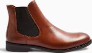 Tan Leather Louis Leather Chelsea Boots