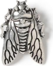 Metallic Antique Silver Look Bug Brooch