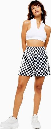 Black And White Checkerboard Shorts