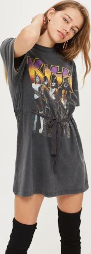 Womens Kiss Belted Tunic Top By