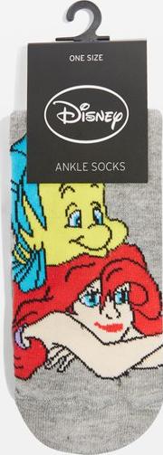  Ariel And Flounder Ankle Socks 