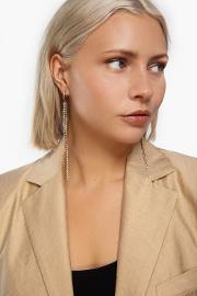 Pearl Cupchain Long Earrings