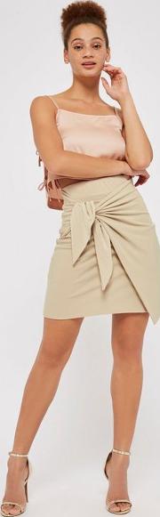 Tie Front Skirt