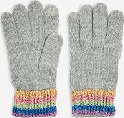 Rainbow Touchscreen Gloves