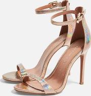 Wide Fit Susie Two Part Skinny Sandals