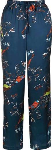 Womens Bird Print Pyjama Trouser