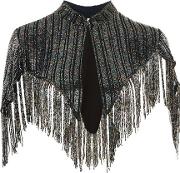 Womens Carlos Embellished Capelet 