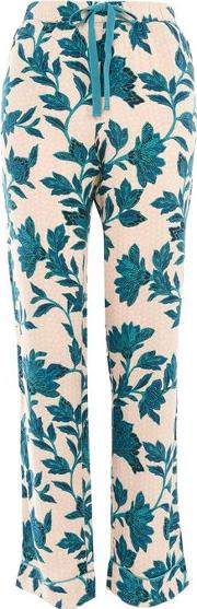 Womens Geometric Floral Pyjama Bottoms