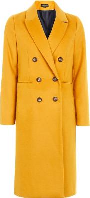Womens Longline Double Breasted Coat 