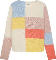 Mondrian Sweater In Cream Multi 