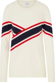 Anastasia Jumper In Cream, Navy And Red 