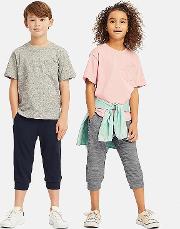 Kids Ultra Stretch Cropped Active Trousers 