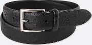 Men Italian Leather Embossed Belt 