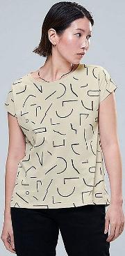 Women Supergeometric Dusen Dusen Graphic Print T Shirt 