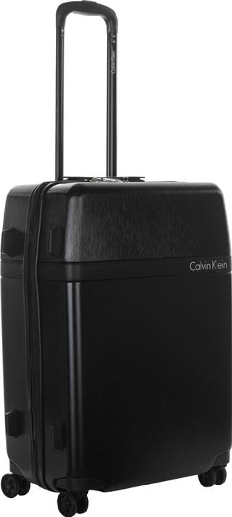 calvin klein clarkson square hard suitcase