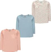 Pack Of Three T Shirts Infant Girls