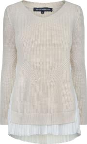 Pleated Back Knitted Jumper