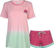 T Shirt And Shorts Pyjama Set