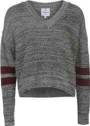 Arm Stripe Knitted Jumper