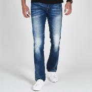 Deluxe Slim Midwash Mens Jeans