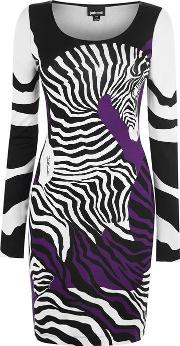 Zebra Midi Bodycon Dress