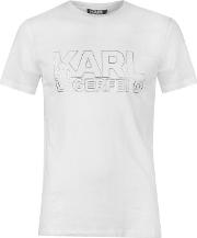 Karl Foil Logo T Shirt