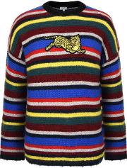 Jumping Tiger Stripe Knitted Jumper