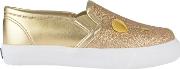 Marc Jacobs Junior Girls Glitter Mouse Trainers 