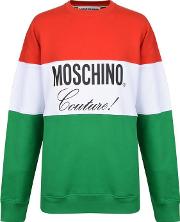 Italian Flag Couture Sweatshirt