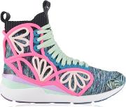 Cage Graphic High Top Trainers