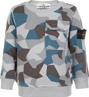 Junior Boys Camouflage Sweatshirt