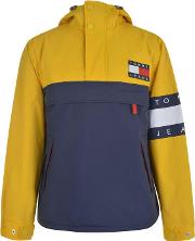 Colour Block Pullover Jacket