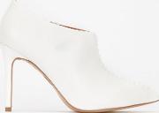 White Heeled Shoe Boot 