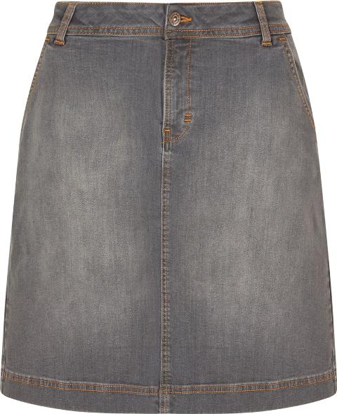 weird fish denim skirt